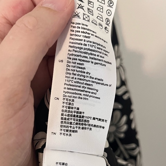 NWT Sandro Paris Illiana Floral Mini Dress Button Front Silk Size FR 40 US 8 - Picture 10 of 16